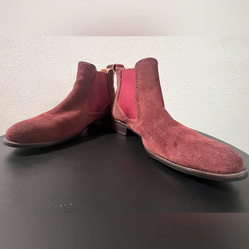Marc Joseph New York Leather Heel Chelsea Boot with Perforated Detail Chukka